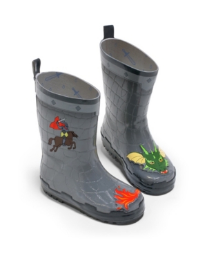 image of Kidorable Big Boy Natural Rubber Dragon Knight Rain Boots