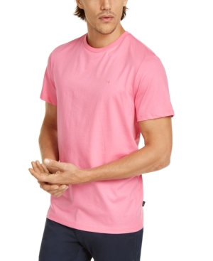 Calvin Klein Men's Solid Jersey Liquid Touch T-shirt In Azalea Pink |  ModeSens