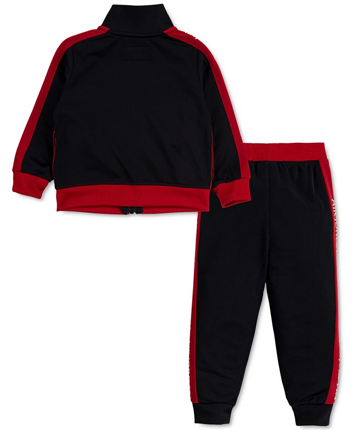 Jordan Baby Boys 2-Pc. Colorblocked Tricot Jacket & Jogger Pants Track ...