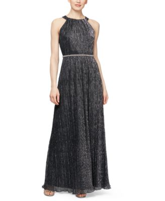 SL Fashions - Metallic Bead Maxi Dress