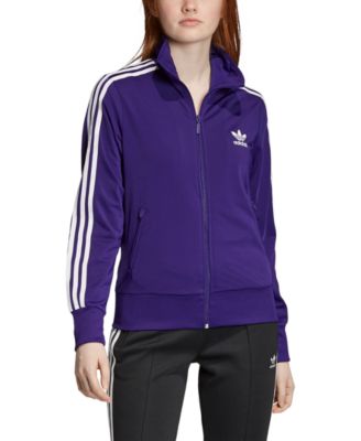 adidas track jacket women's macys