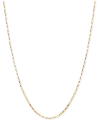 Macy's - 14k Gold Necklace, 18" Open Box Chain