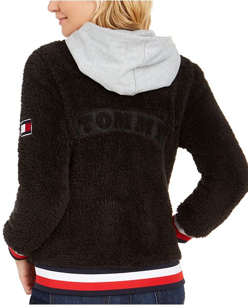 Travois Tipi Smoky Sky Sherpa Hoodie