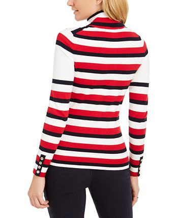 Tommy hilfiger online striped turtleneck