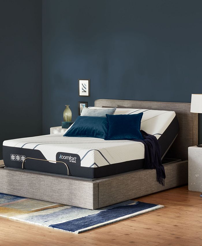 Serta by CF 4000 13.5'' Firm Mattress Set Queen Split Macy's