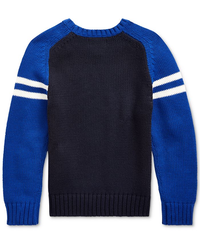 Polo Ralph Lauren Toddler Boys Ski Bear Cotton Sweater, Created for ...