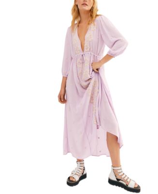 Free People embroidered Fable 2024 midi dress