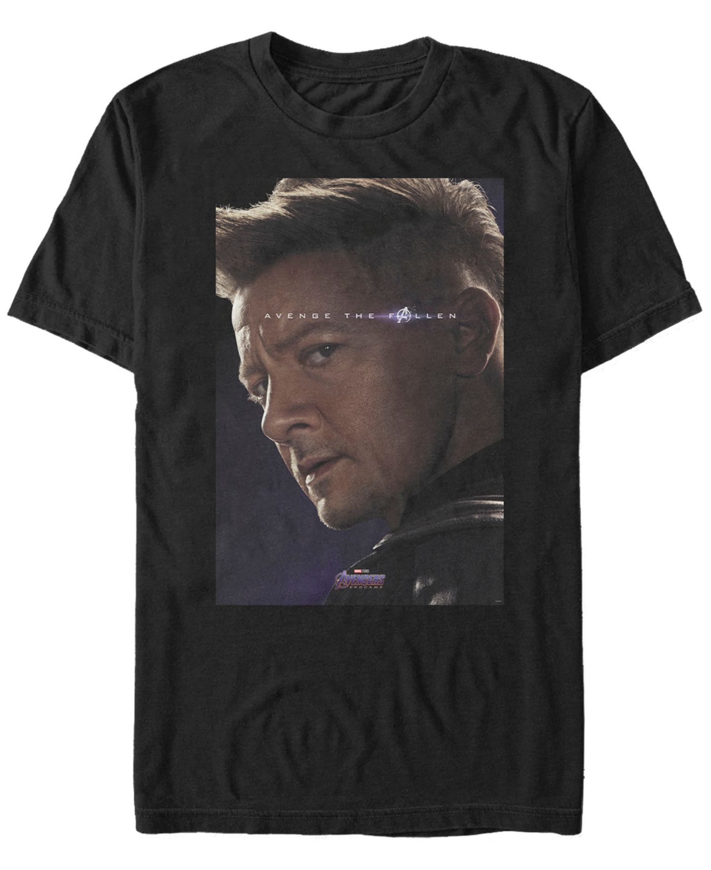 Мужская футболка Fifth Sun Marvel Avengers Endgame Hawkeye Avenge the Fallen, Short Sleeve, цвет: Чёрный — фото 1
