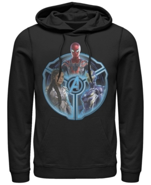 Marvel Men's Avengers Endgame Triple Hero Wheel Pullover Hoodie