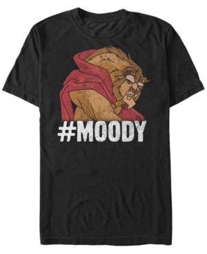 Disney Men's Beauty the Beast Moody Grumpy Short Sleeve T-Shirt
