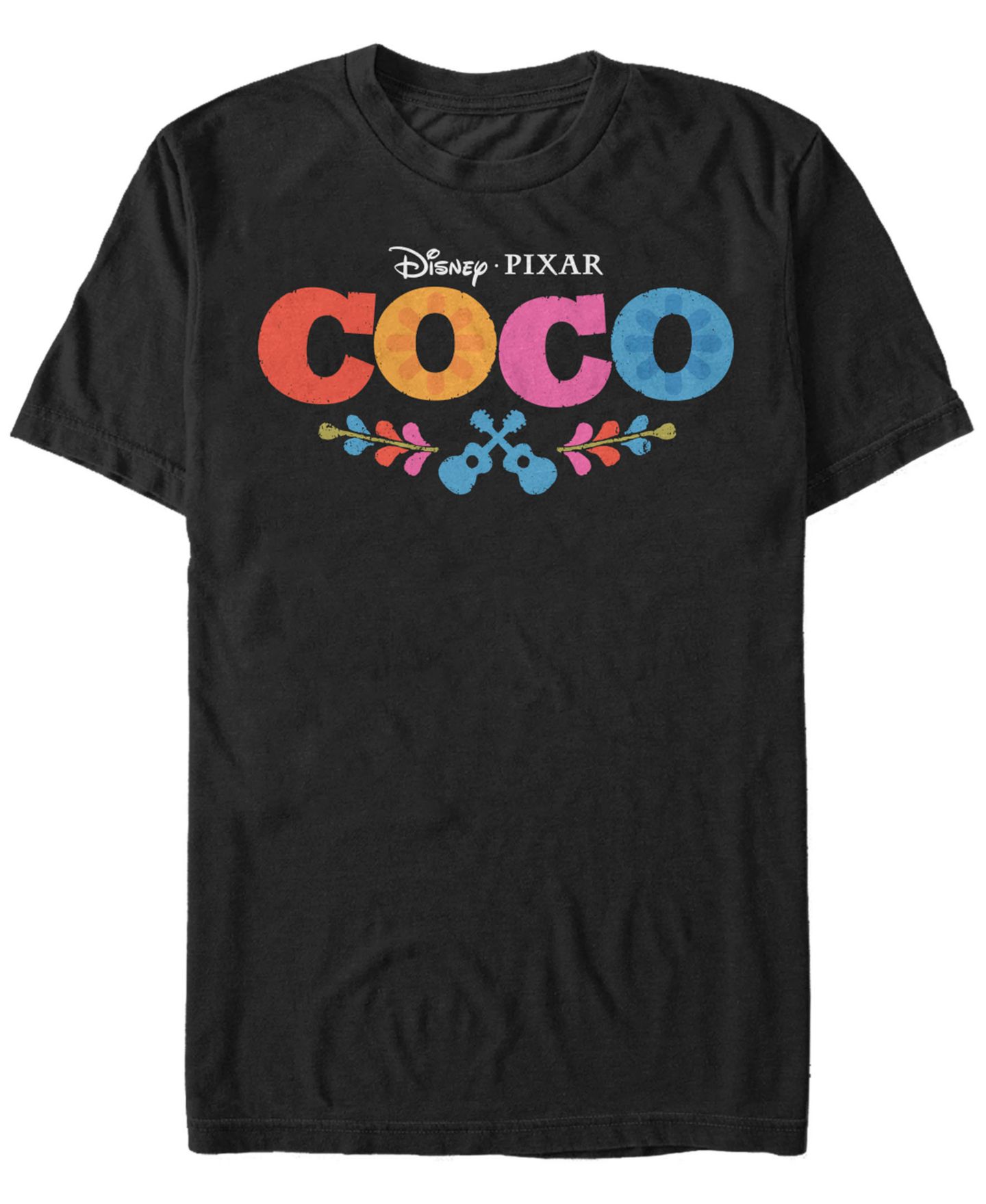 Мужская футболка Fifth Sun Disney Pixar Coco Movie Logo, Short Sleeve, цвет: Чёрный — фото 1