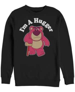Disney Men's Toy Story Lotso I'm a Hugger Crewneck Fleece
