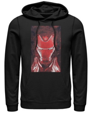 Marvel Men's Avengers Endgame Red Iron Man Poster Pullover Hoodie