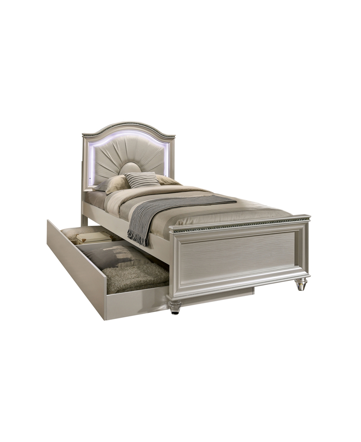 of America Brandan Pearl Twin Panel Bed