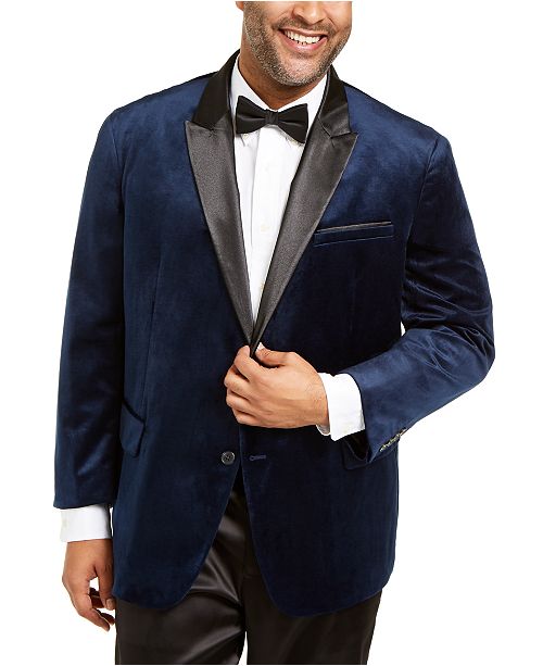 Inc International Concepts Inc Men S Big Tall Max Velvet Blazer