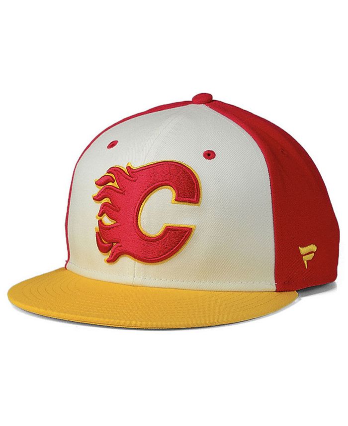 Picked up this retro looking snap back : r/CalgaryFlames
