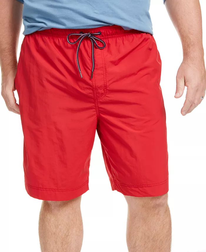 Men's Big & Tall 9.5" Solid Swim Trunks