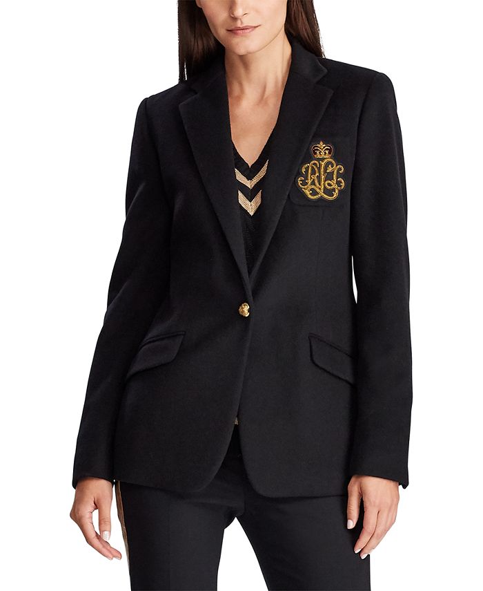 Lauren Ralph Lauren BullionPatch Blazer & Reviews Jackets & Blazers