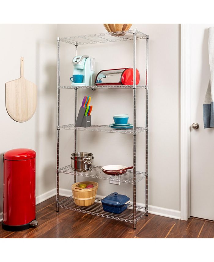 Honey Can Do 5Tier Heavy Duty Steel Shelving Unit Macy's
