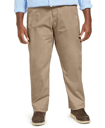Tommy Hilfiger Men's Big & Tall TH Flex Stretch Custom-Fit Chino Pants ...
