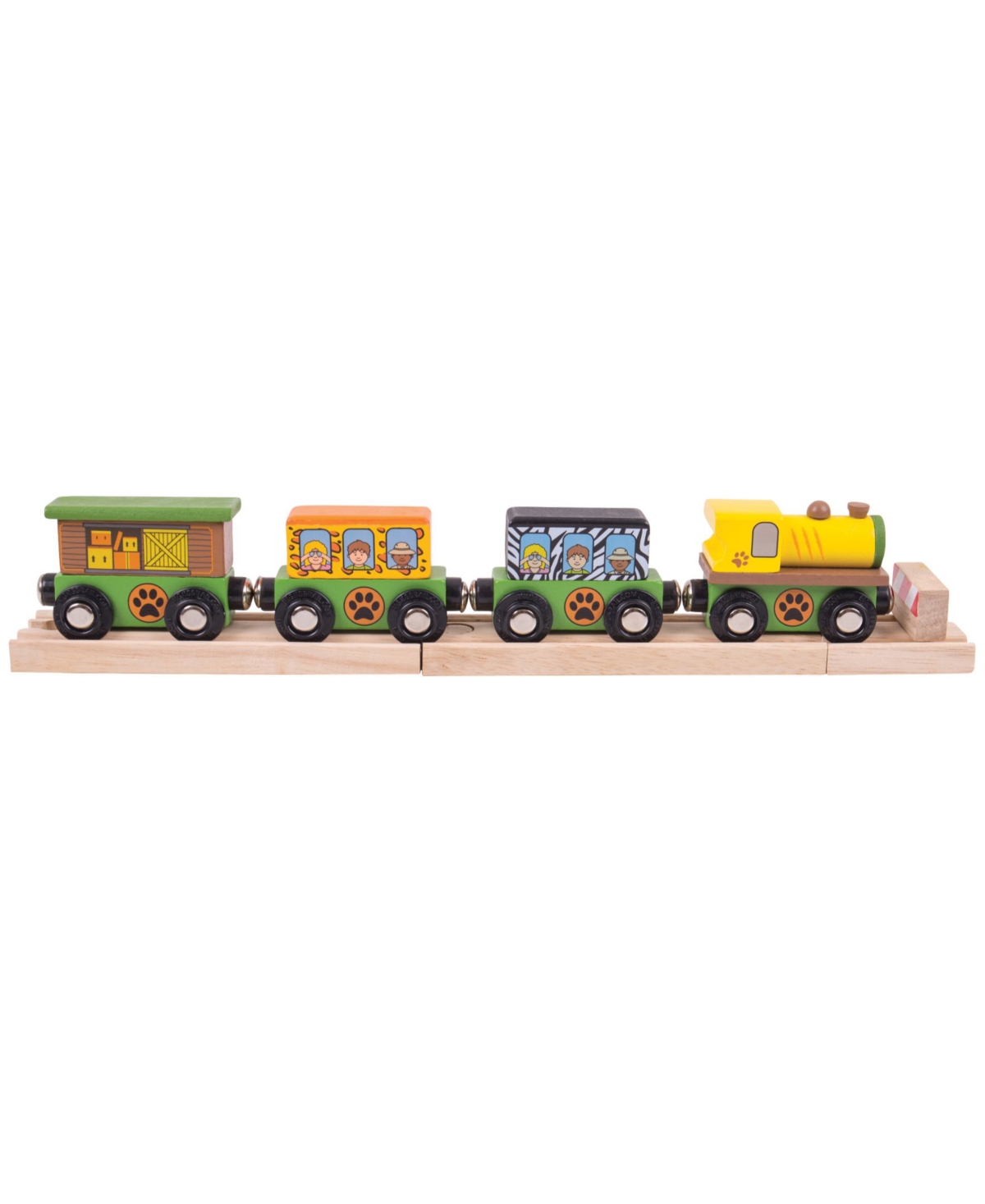 Bigjigs Toys Safari Train In Multi