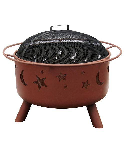 Landmann Big Sky Stars Moons Fire Pit Reviews Furniture Macy S