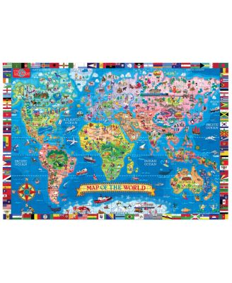 T.S. Shure 500 Piece Map of The World Wooden Puzzle - Macy's