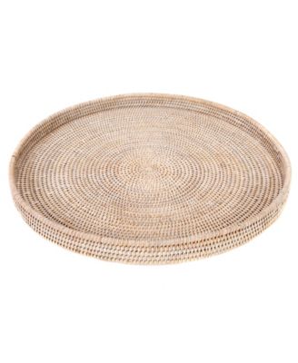 Artifacts Trading Company Artifacts Trading Company Round Ottoman Tray