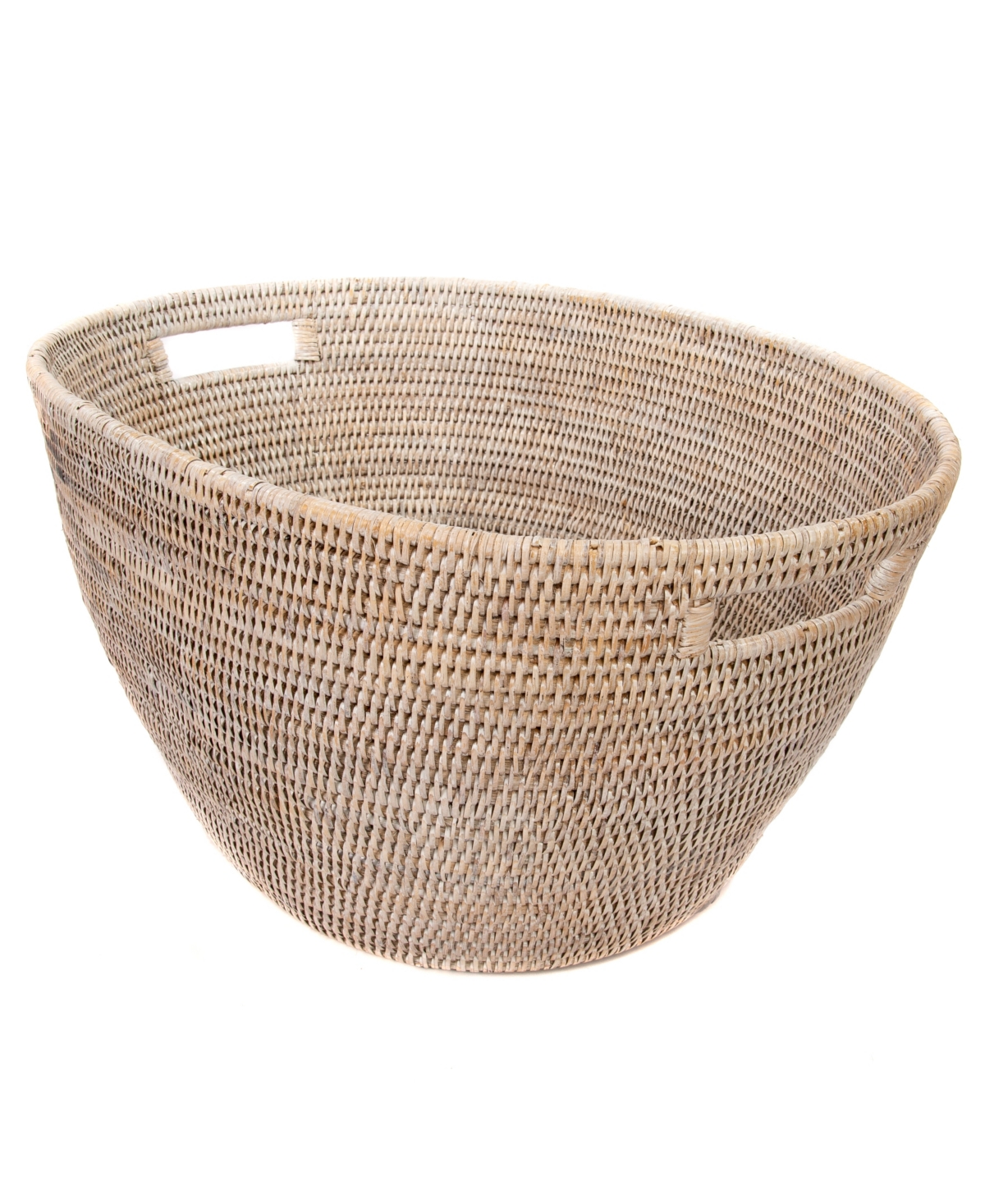 Artifacts Trading Company Artifacts Rattan Laundry Basket In Off-white
