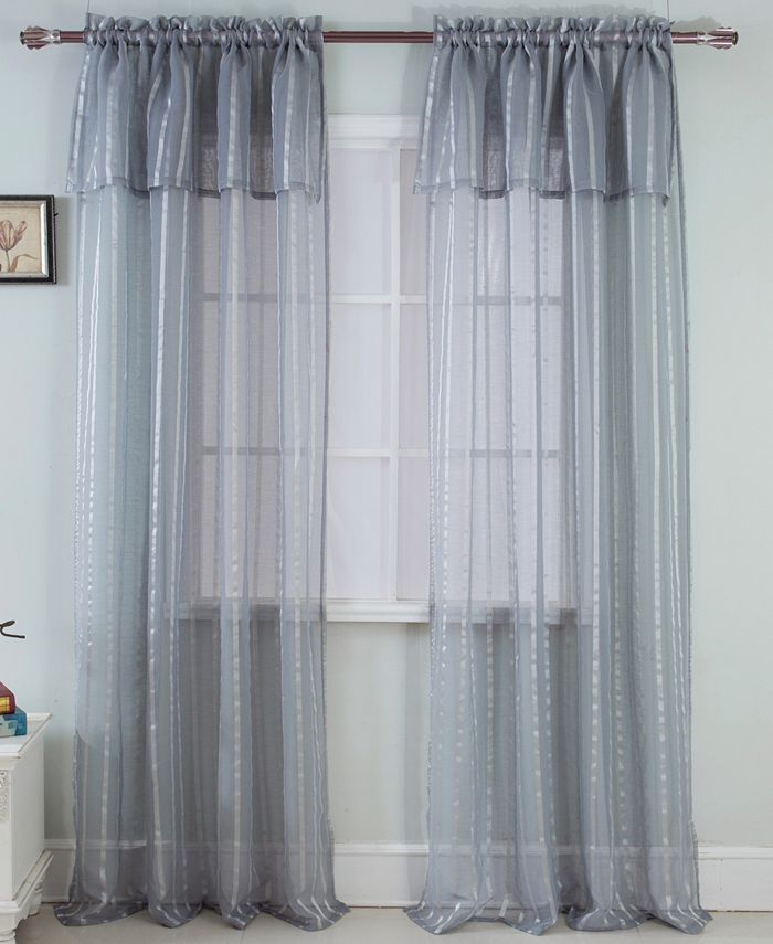 RT Designers Collection Gretchen 54" x 90" Sheer Curtain Panel With