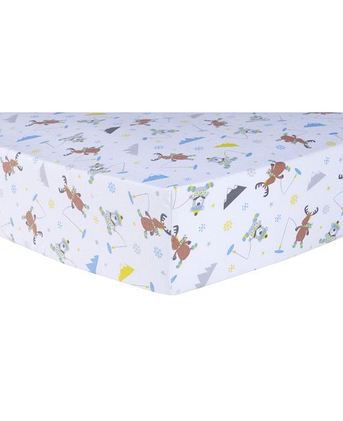 Trend Lab Gone Ice Fishing Flannel Crib Sheet Reviews Sheets