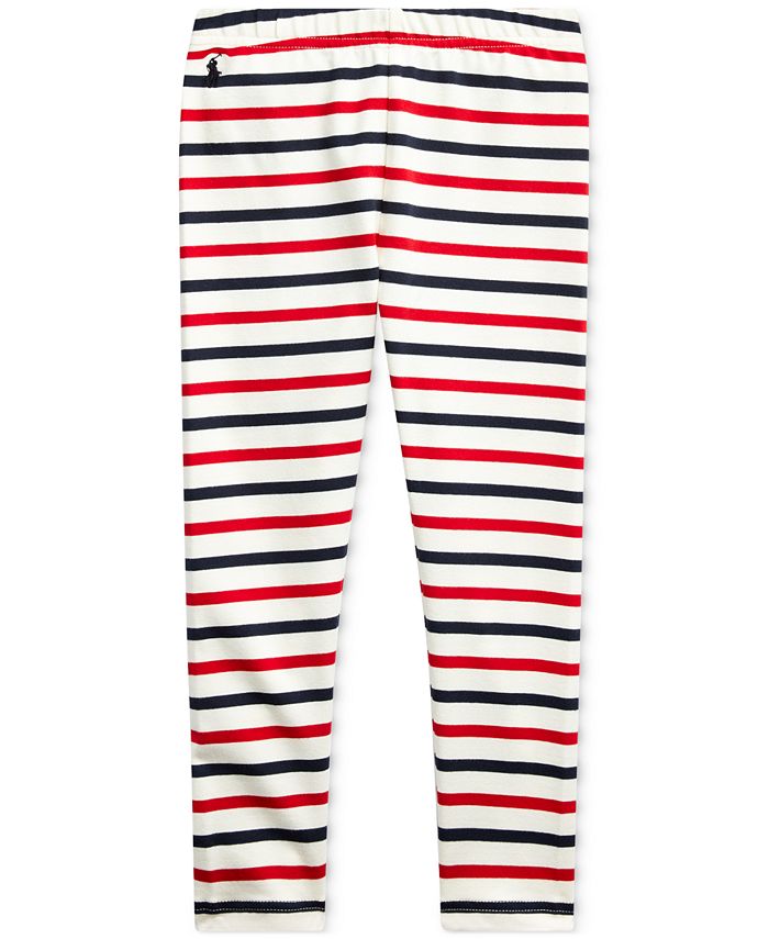 Polo Ralph Lauren Toddler Girls Striped Stretch Cotton Jersey