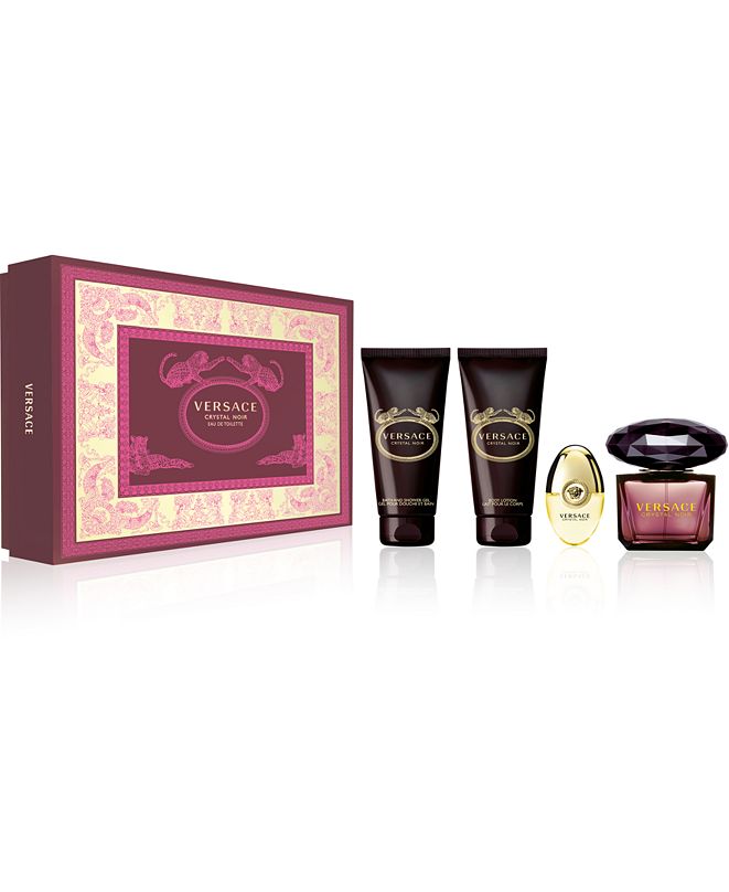 Versace 4-Pc. Crystal Noir Eau De Toilette Gift Set, Created For Macy&Amp;#39;S &Amp; Reviews - All Perfume ...