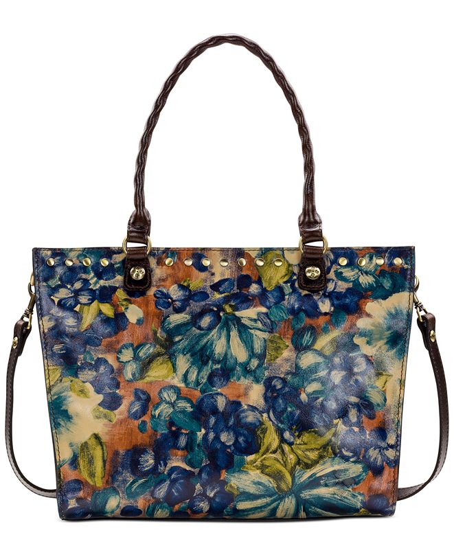 Patricia Nash Blue Clay Zancona Leather Tote & Reviews - Handbags & Accessories - Macy&#39;s