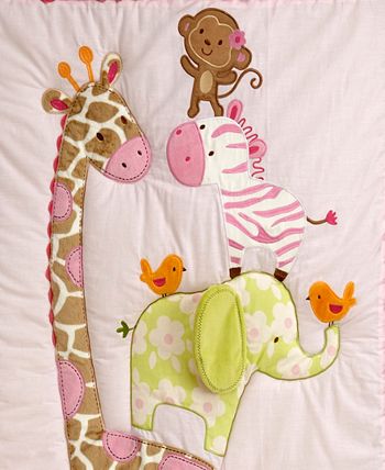 NoJo Carter s Jungle Collection 7 Piece Crib Bedding Set Macy s