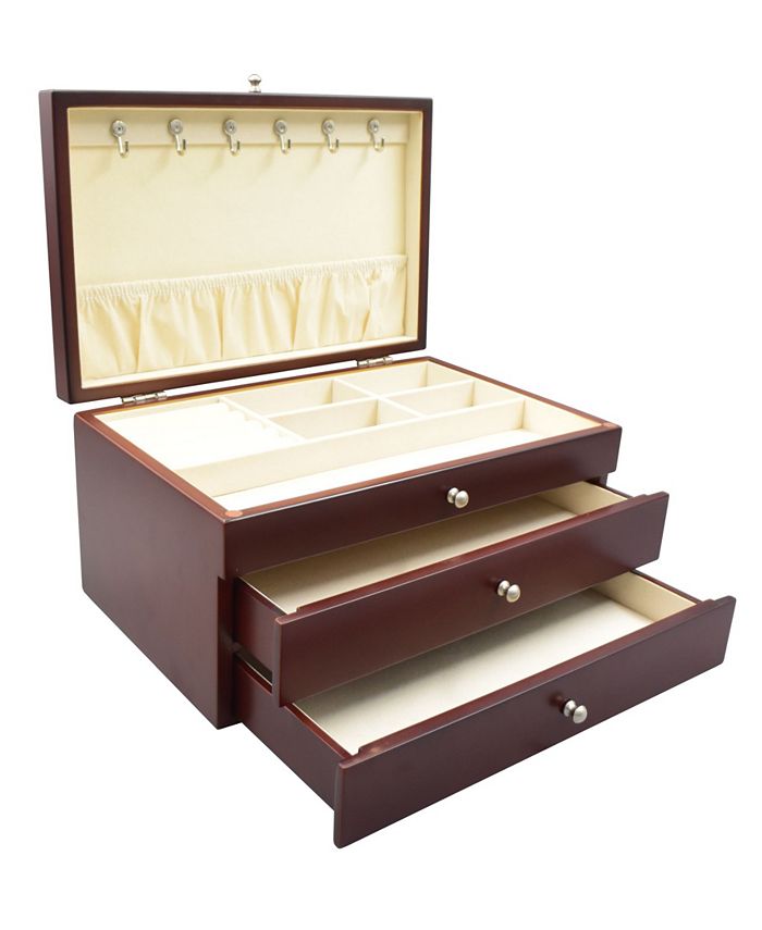PKO Inc. Walnut Finish Jewelry Box - Macy's
