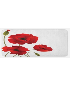 Ambesonne Floral Kitchen Mat