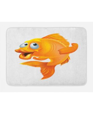 fish bath mat