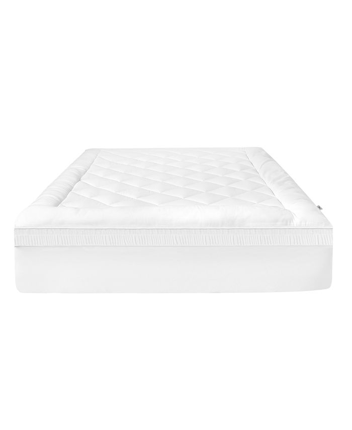 Sealy 4" Gel + Comfort Mattress Topper with Pillowtop Cover, King Macy's