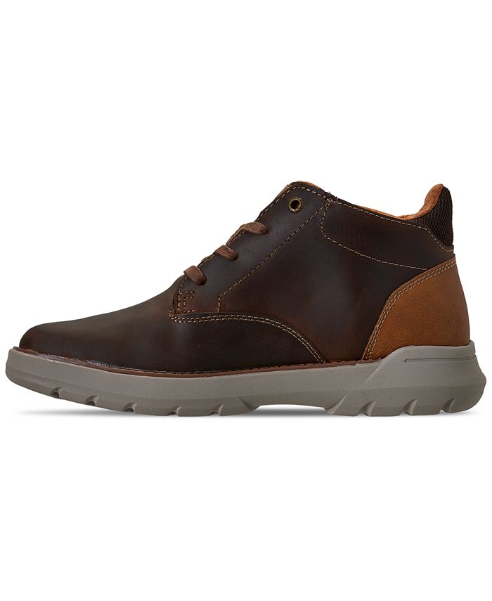 Skechers Men's Relaxed Fit Doveno Molens Oxford Boots from Finish Line ...