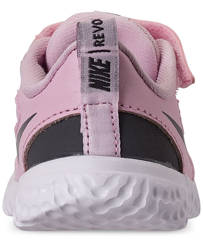 Nike Toddler Girls Revolution 5 StayPut Closure Running Sneakers from