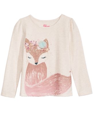 Epic Threads - Little Girls Woodland Fox T-Shirt