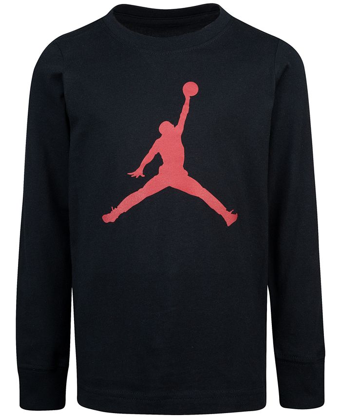 Jordan Big Boys Cotton Jumpman Logo T-Shirt - Macy's