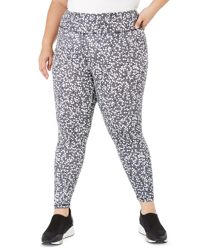 Ideology Plus Size Printed Leggings, Created for Macy's - Macy's