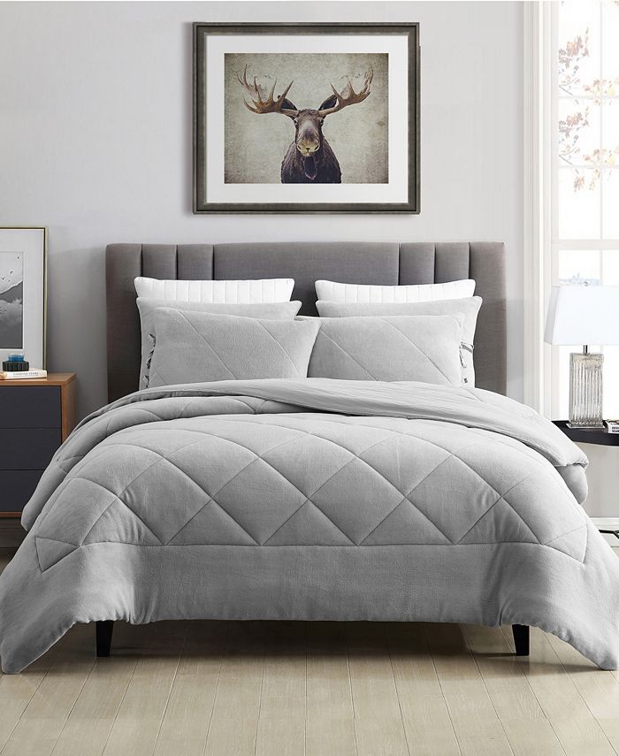 Cathay Home Inc. Fleece and Microfiber Reversible Twin/Twin XL