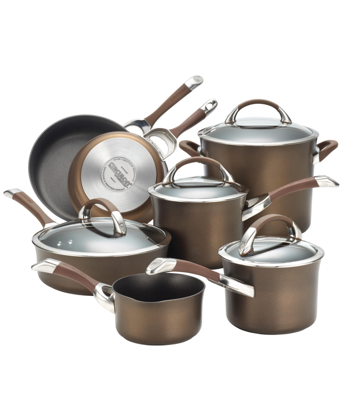 Circulon Symmetry 11-pc. Cookware Set In Brown