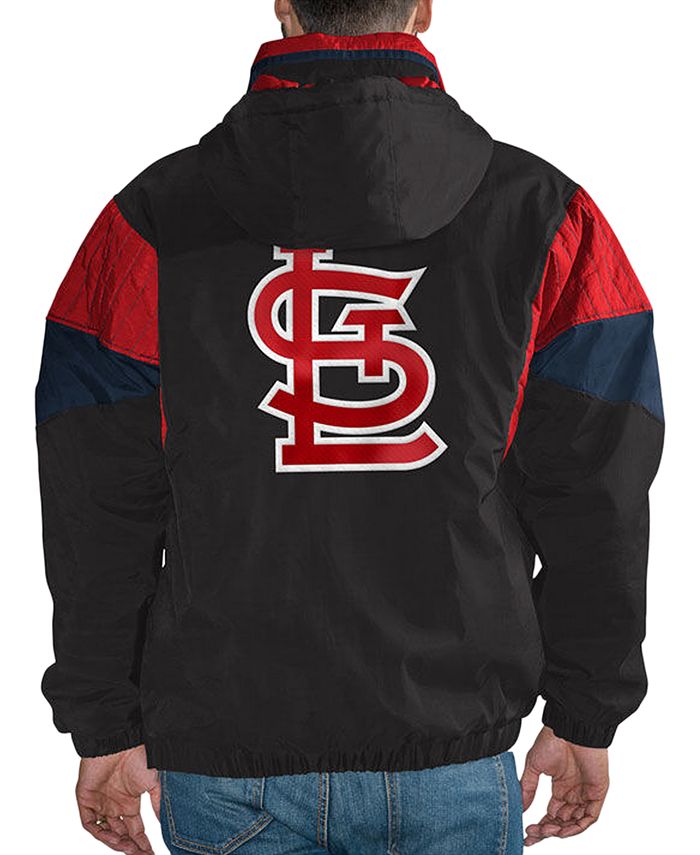Mitchell & Ness Men's St. Louis Cardinals Anorak Half-Zip Pullover - Macy's