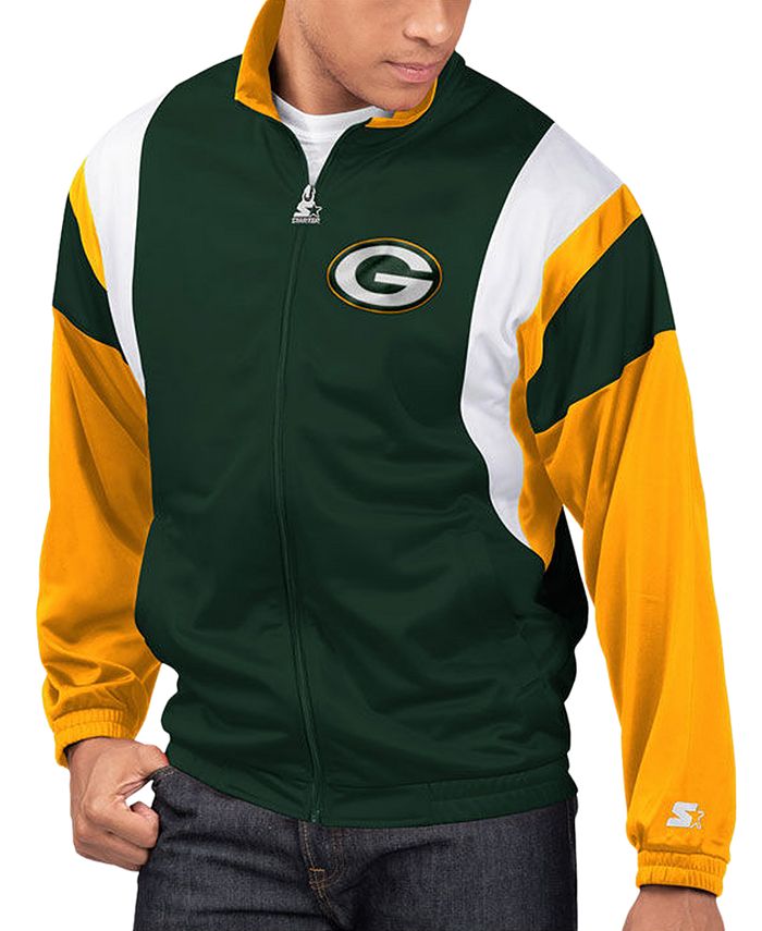 Starter Men's Green Bay Packers The Contender Track Jacket - Macy's