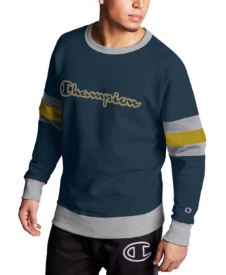 champion men's colorblocked fleece hoodie