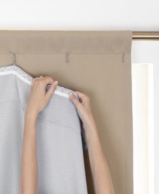 Elrene Home Fashions Extra Wide Thermal Blackout Curtain Liner, 40"x92"